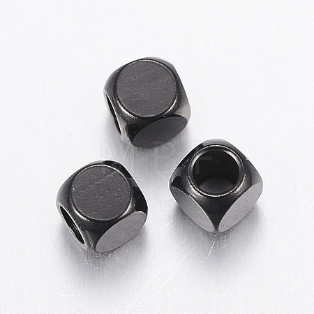 304 Stainless Steel Beads Ion Plating(IP) STAS-F136-01-3x3mm-1