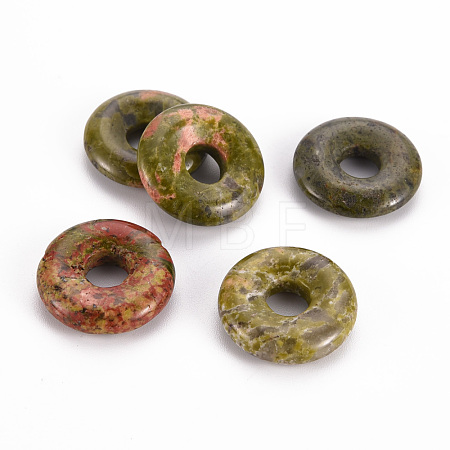 Natural Unakite Pendants G-T122-66G-1