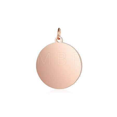 Ion Plating(IP) 304 Stainless Steel Pendants STAS-I311-33E-RG-1