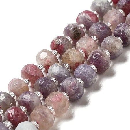 Natural Pink Tourmaline Beads Strands G-G980-02-1