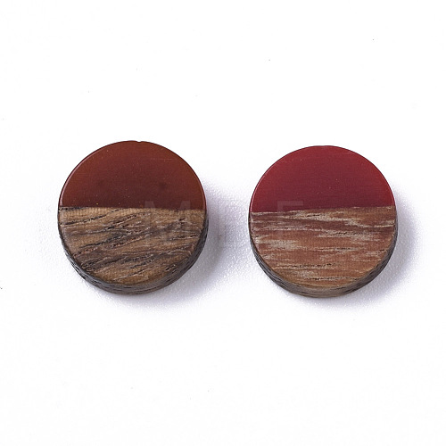 Resin & Wood Cabochons RESI-S358-70-H20-1