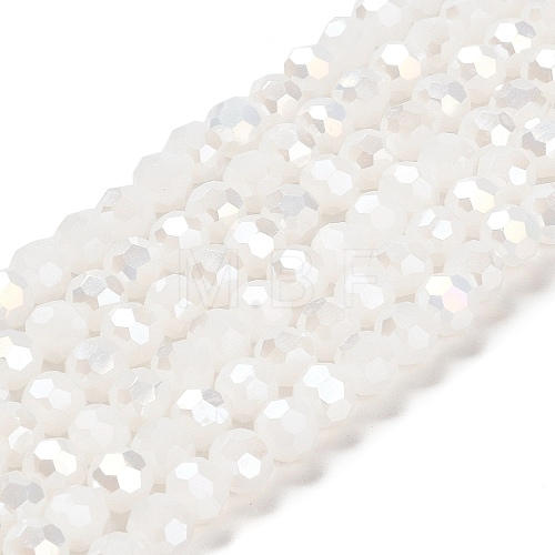 Imitation Jade Glass Beads Stands EGLA-A035-J6mm-B05-1