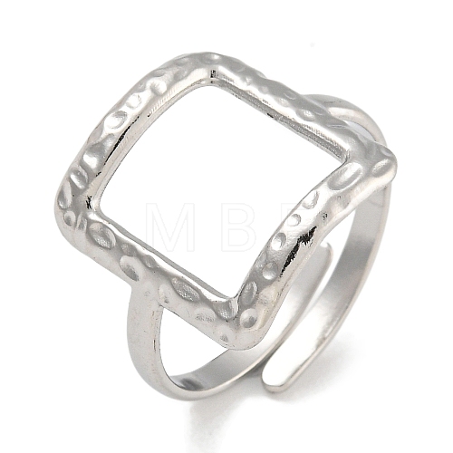 304 Stainless Steel Adjustable Ring for Women RJEW-U014-02P-1