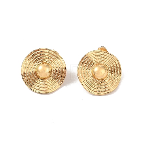 Stainless Steel Stud Earrings EJEW-U018-01G-1