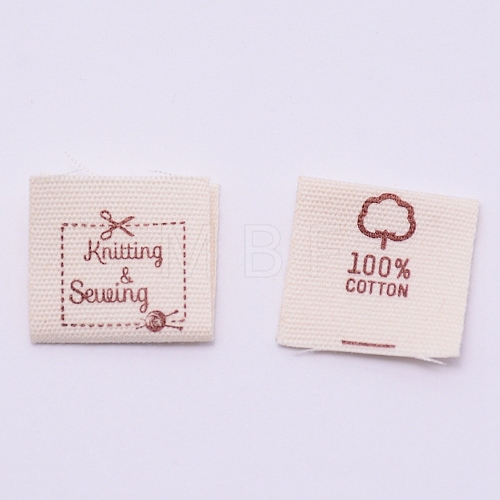 Cotton Labels FIND-WH0062-12F-1