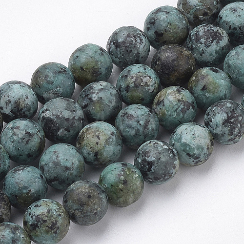 Natural Jasper Beads Strands X-G-S276-01-1