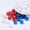 Independence Day Opaque Acrylic European Beads PL338-M2-1