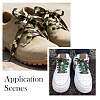 4Pairs 4 Colors Camouflage Color Polyester Shoelaces FIND-TA0010-23-10