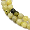 Natural Lemon Jade Beads Strands G-F591-27-10mm-3