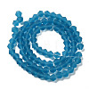 Imitate Austrian Crystal Frosted Glass Beads Strands EGLA-A039-T3mm-MD01-3