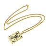 304 Stainless Steel Tarot Pendant Necklaces NJEW-A026-01G-08-3