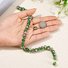 1 Strand Handmade Lampwork Inner Flower Rondelle Beads Strands LAMP-TA0002-72G-5