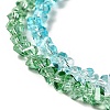 Transparent Glass Bead Strands GLAA-H023-02G-4