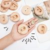 12 Sets Beech Wood Closet Pole Socket FIND-CA0004-90-3