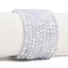 Natural Blue Lace Agate Beads Strands G-E411-12-3mm-02-2