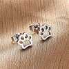 Tarnish Resistant 304 Stainless Steel Stud Earrings EJEW-F227-14P-3