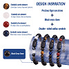 Kissitty DIY Gemstone Bracelet with Constellation Making Kit DIY-KS0001-25-13