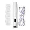 Plastic Rechargeable 4-in-1 Nail Art Pen Kit MRMJ-P020-01-2