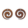 Natural Walnut Wood Pendants X-WOOD-N011-018-1