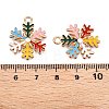 Christmas Theme Alloy Enamel Pendants ENAM-T020-10C-3
