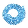 Electroplate Glass Beads Strands EGLA-A044-T3mm-B08-3
