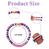 20Pcs 20 Colors Handmade Polymer Clay Heishi Surfer Stretch Bracelets Set with Synthetic Hematite BJEW-SW00044-7