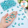 100Pcs Synthetic Turquoise Beads G-SC0002-34A-3