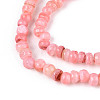 Natural Freshwater Shell Dyed Beads Strands SHEL-T020-29B-06-3