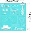 Self-Adhesive Silk Screen Printing Stencil DIY-WH0173-051-2