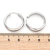 316 Surgical Stainless Steel Hoop Earrings for Women EJEW-G429-01C-P-5