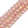 Handmade Foil Lampwork Beads Strands FOIL-K003-04C-1