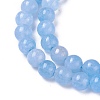 Natural White Jade Beads Strands G-I222-6mm-02-3