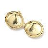 Brass Micro Pave Clear Cubic Zirconia Locket Pendants KK-P350-24G-2