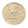Christmas Series Wax Seal Brass Stamp Head LS-AJEW-M037-01G-15-2