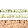 Anti-Tarnish Electroplate Rondelle Glass Beads Strands EGLA-T021-8mm-17-05-2