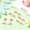 32Pcs Alloy Stud Earring Findings FIND-BBC0005-28B-5