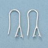 Rack Plating Eco-friendly Brass Earring Hooks X-KK-D075-14S-RS-2
