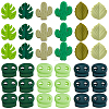 18Pcs 6 Styles Silicone Beads SIL-HS0001-08-1