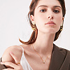 GOMAKERER 16Pcs Brass Stud Earrings Findings KK-GO0001-43-7