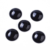 Natural Dyed & Heated Black Agate Cabochons X-G-L510-12C-03-1