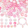   111Pcs 13 Styles Transparent Acrylic Beads TACR-PH0001-60-1
