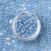 Frosted Colours Glass Beads SEED-S040-02A-02-2