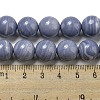 Synthetic Blue Lace Agate Beads Strands G-B071-F02-04-4