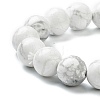 Natural Howlite Beaded Stretch Bracelets BJEW-D446-C-03-6