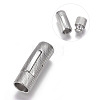 Tarnish Resistant 304 Stainless Steel Bayonet Clasps X-STAS-A035B-8P-1