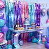 3Pcs PET Iridescent Metallic Party Tassel Streamers DIY-WR0005-71A-1
