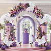 Gauze & Iron Butterfly Decoration for Wedding AJEW-WH0709-354-4