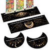 4Pcs 4 Style Wooden Tarot Card Stand Holder DJEW-WH0041-010-1
