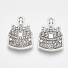 Tibetan Style Alloy Pendants TIBE-S314-65AS-LF-2