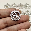 Constellation Themes Alloy Rhinestone Pendants PW-WGDA156-10-1